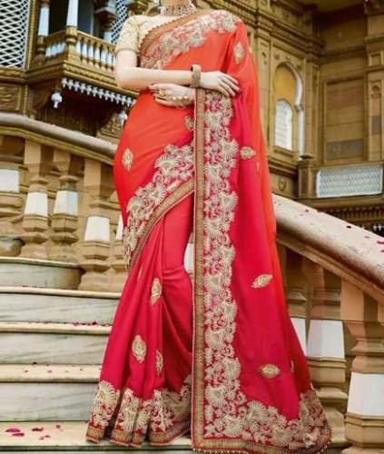 designer fancy saree by Vivaah Surat