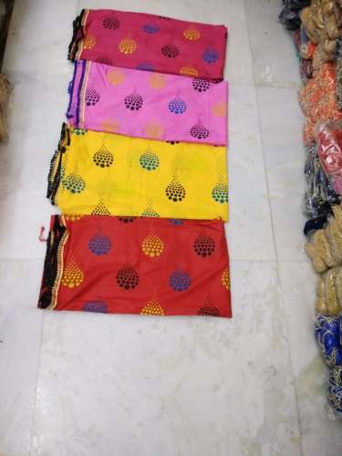 Designer Printed Poly Cotton Dupatta  by Shree Gannayak Fabrics