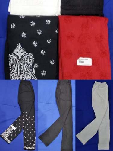 Ladies Cotton Pant by Lucknow Chikan Factory