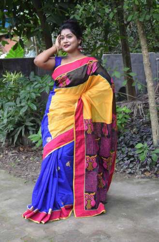 Get Weaving Work Saree By Red Saree Brand by Red Saree