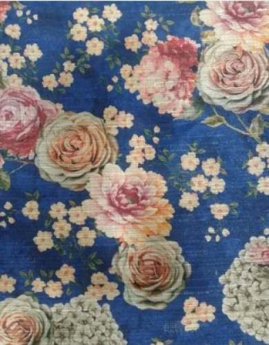 Printed Polyester Fabric For Garment by Harkishandas Meghjibhai Co 