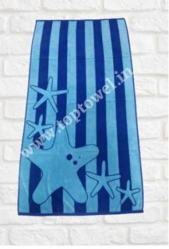 Velour Jacquard Beach Towels by aakash textiles