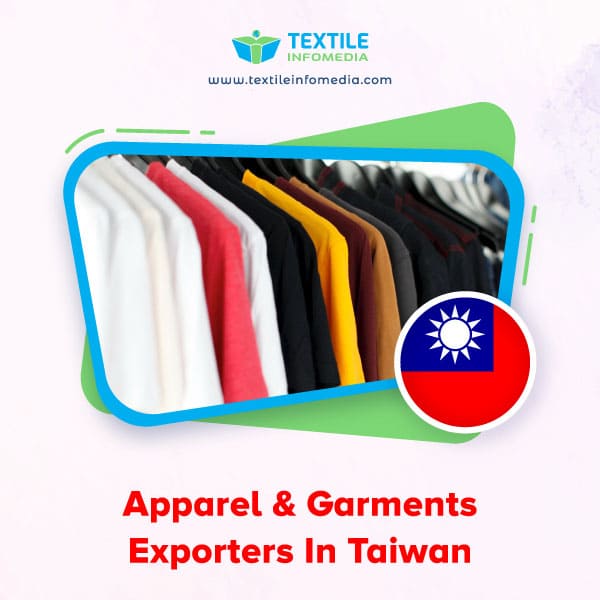 Apparel and garments Exporters in Taiwan