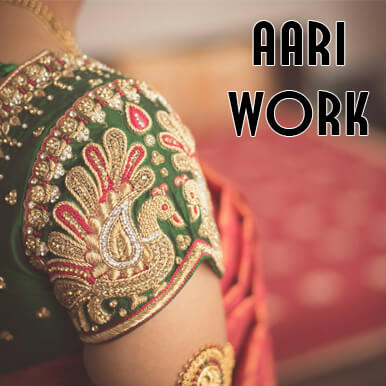 Aari work, Value Additional Work, Pari Job Work on Saree, Dress & Garments