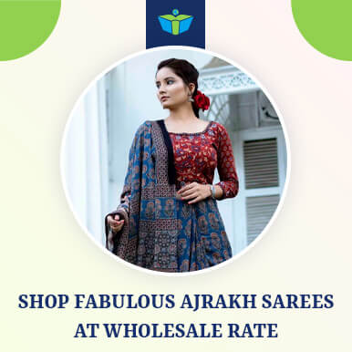 ajrakh sarees Wholesalers  bhuj-kutch