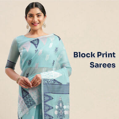 block print sarees Wholesalers  delhi