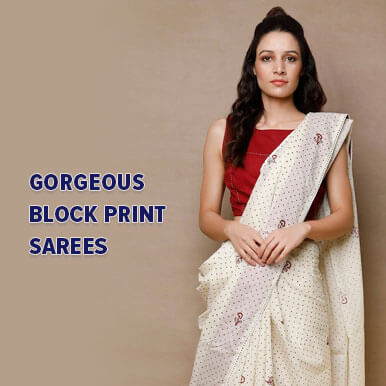 Wholesale  block print sarees   delhi