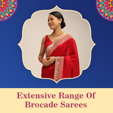 Wholesale  brocade sarees   surat