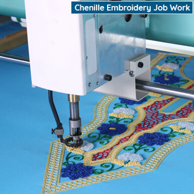 companies  chenille embroidery job work   noida