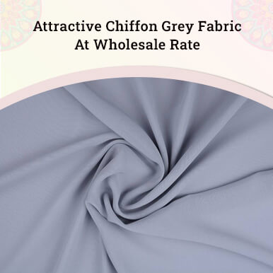 Wholesale  chiffon grey fabric  
