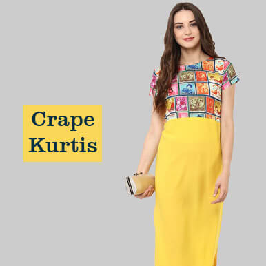 Buy Trendy White American Crepe Holi Wear Digital Printed, 46% OFF