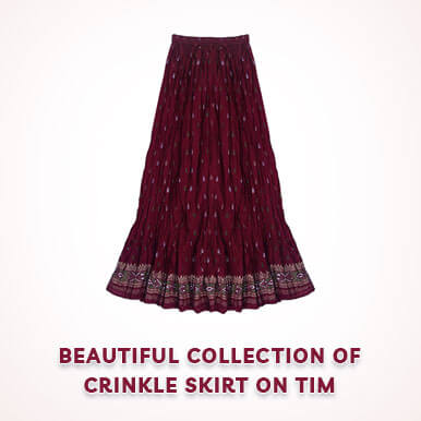 crinkle skirt  