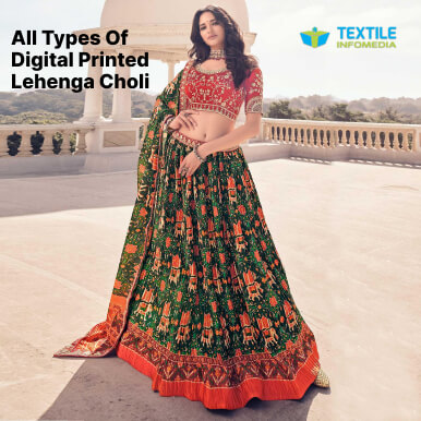 digital printed lehenga choli   surat