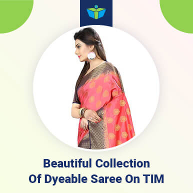 dyeable saree   surat