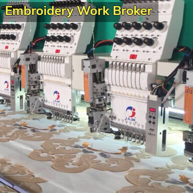 companies  embroidery work broker   hyderabad