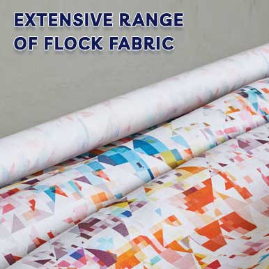 flock fabric Wholesalers  delhi