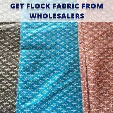 Wholesale  flock fabric   delhi