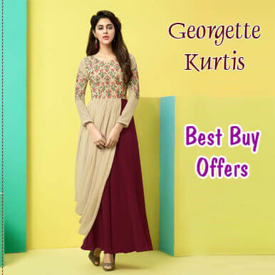 georgette kurtis wholesale online