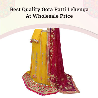 Wholesale  gota patti lehenga   surat