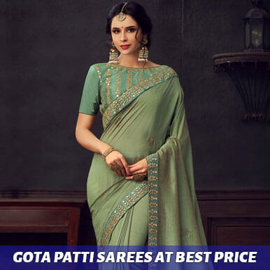 Wholesale  gota patti sarees   surat