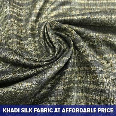 khadi silk fabric  