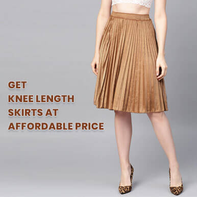 knee length skirts   delhi