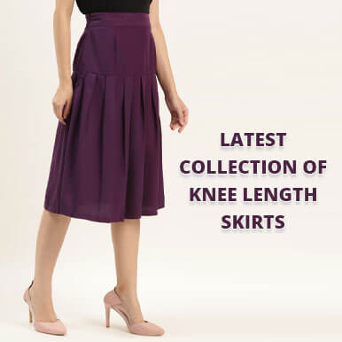 companies  knee length skirts   delhi