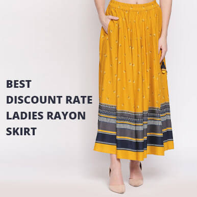 ladies rayon skirt Wholesalers  jaipur
