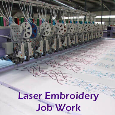 companies  laser embroidery job work  