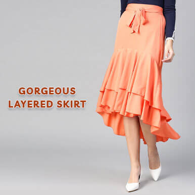 companies  layered skirt   delhi