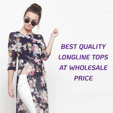 Wholesale  longline tops   mumbai