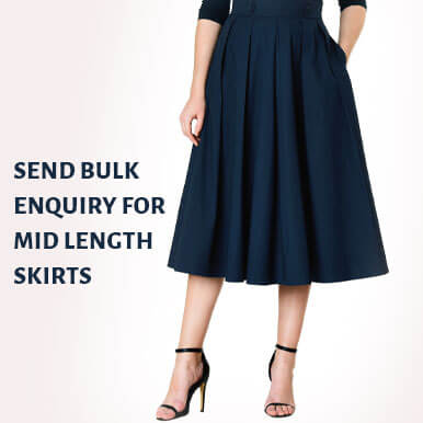 mid length skirts   delhi