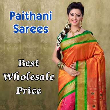 Paithani sarees on sale wholesale rate