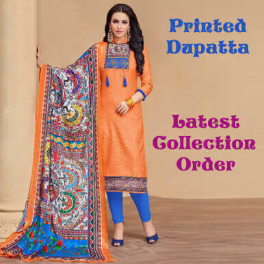 printed dupatta Wholesalers  indore