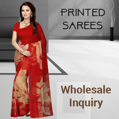 Printed sarees wholesalers