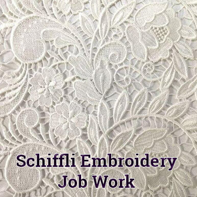 schiffli embroidery job work   kolkata