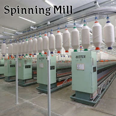 Spinning mills - All Cotton Textile Spinning mills