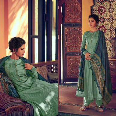 Wholesale  tussar salwar suit  