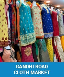 gandhi road cloth market