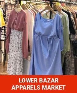 lower bazar apparels market