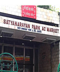 satya narayan park ac market