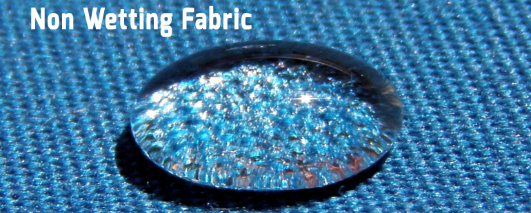 Non wetting fabric that drains sweat invented