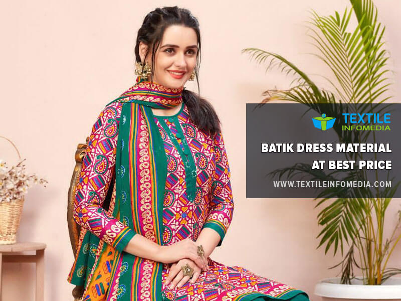 batik dress material Wholesale Price  jetpur