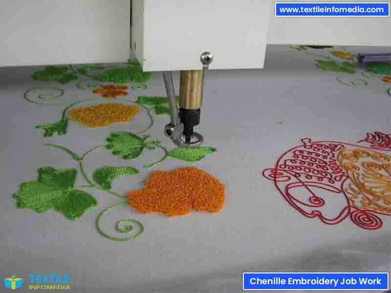 chenille embroidery job work   noida