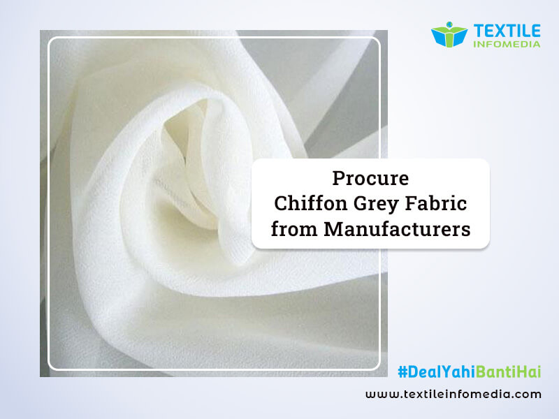chiffon grey fabric Wholesale Price 