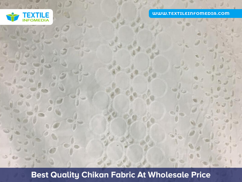 Cotton chikan deals fabric online