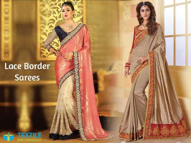 lace border sarees   kolkata