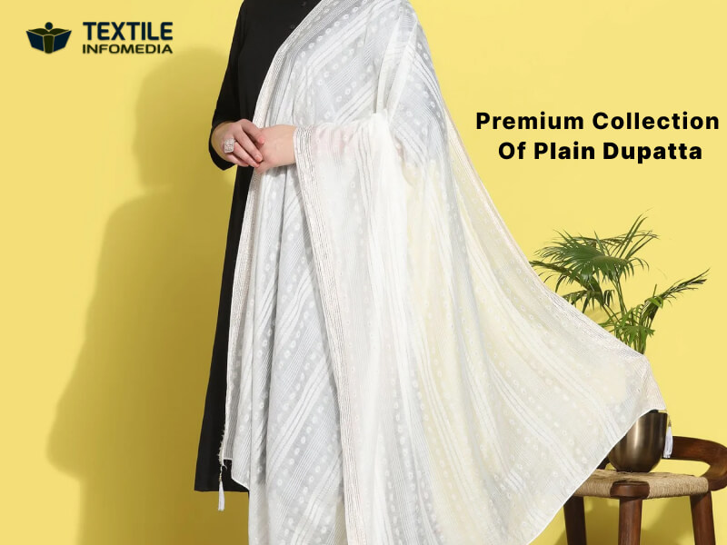 plain dupatta  