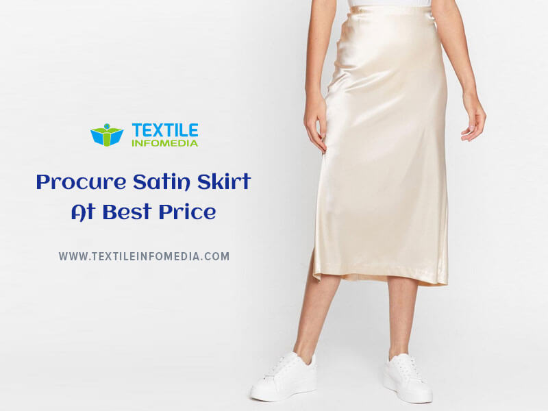 satin skirt  