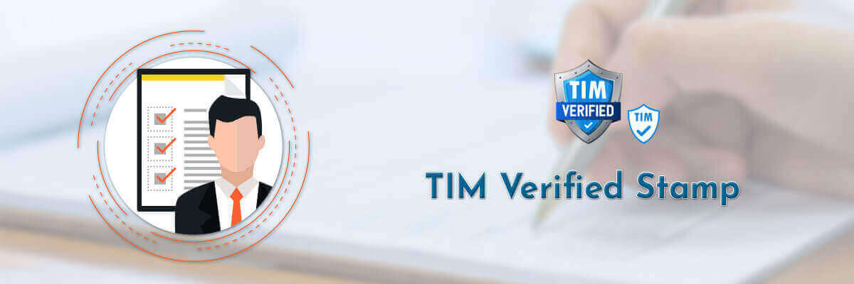TIM Verified Stamp